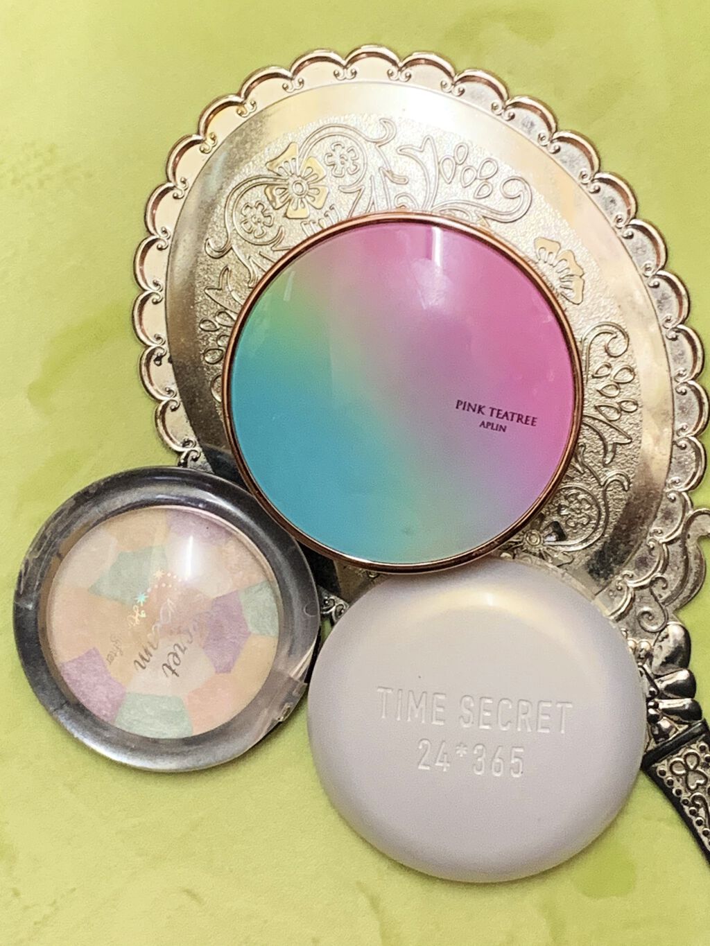 THREE シマリング グロー デュオ/THREE/クリームハイライトを使ったクチコミ（1枚目）