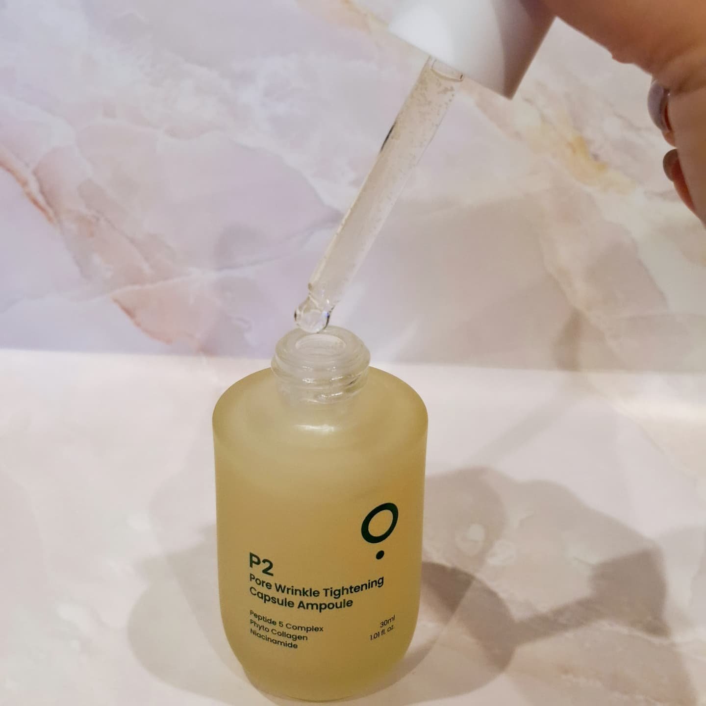 P2毛穴シワタイトニングカプセルアンプル/LUOKI/美容液を使ったクチコミ（2枚目）