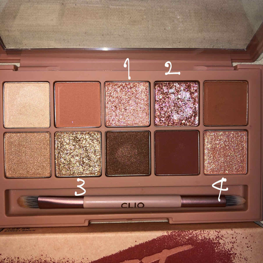 プロ アイ パレット/CLIO/アイシャドウパレットを使ったクチコミ（2枚目）