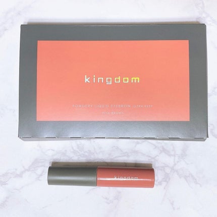 パウダリーリキッドアイブロウ ウルトラキープ		/キングダム/リキッドアイブロウを使ったクチコミ(1枚目)