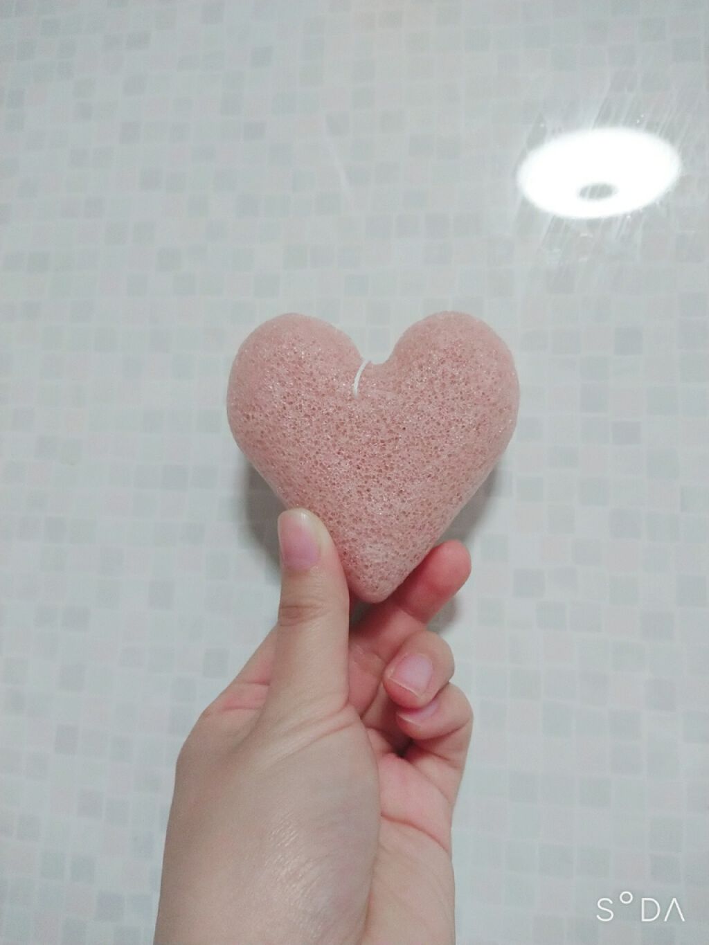 天然こんにゃくパフ/DAISO/その他スキンケアグッズを使ったクチコミ（1枚目）