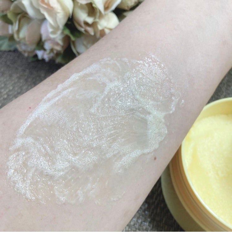 Q+Me スウィートボムタラソスクラブレモンティーの香り/AGARISM/バスト・ヒップケアを使ったクチコミ(5枚目)