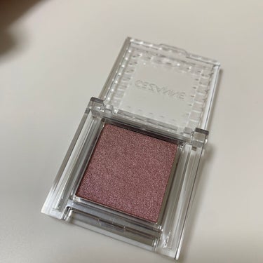 UR GLAM　POWDER EYESHADOW ウォームベージュ/U R GLAM/シングルアイシャドウを使ったクチコミ（1枚目）