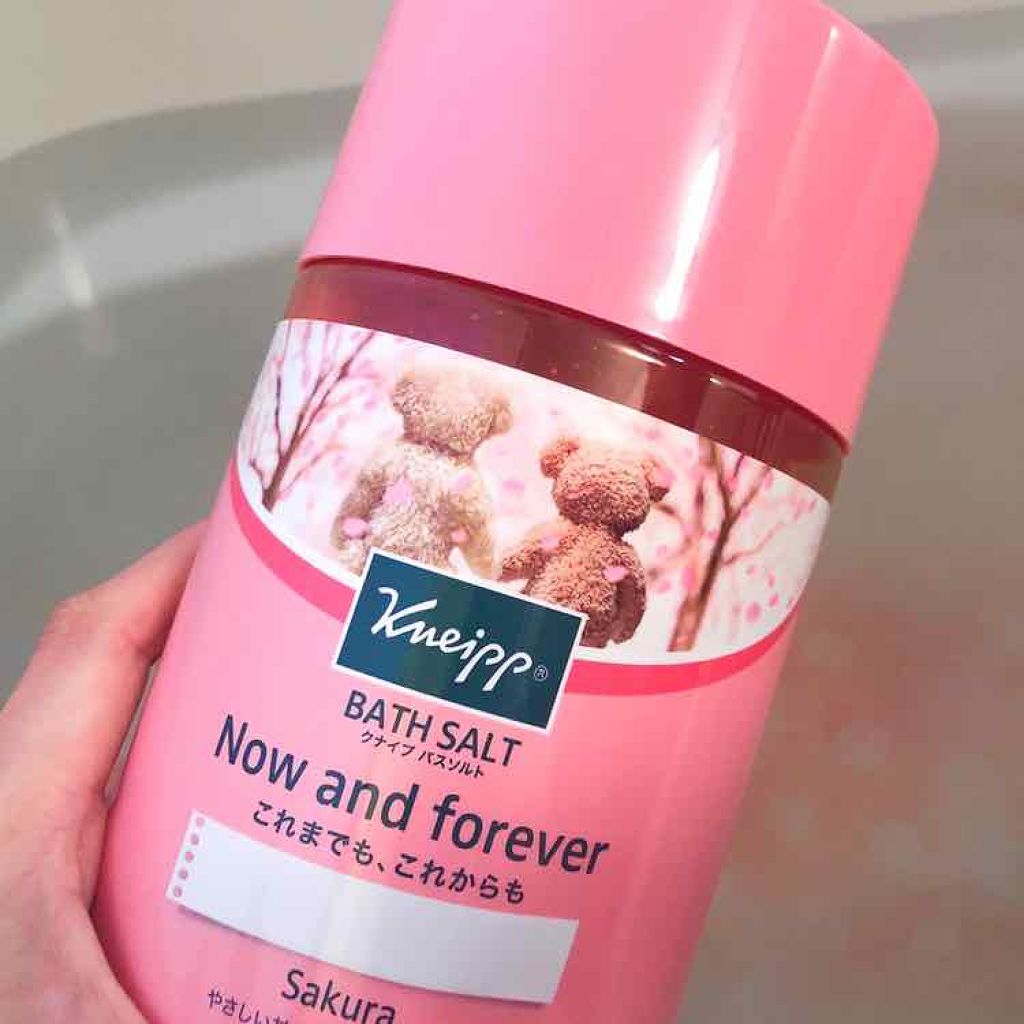 クナイプ バスソルト サクラの香り/クナイプ/無機塩系入浴剤を使ったクチコミ(1枚目)