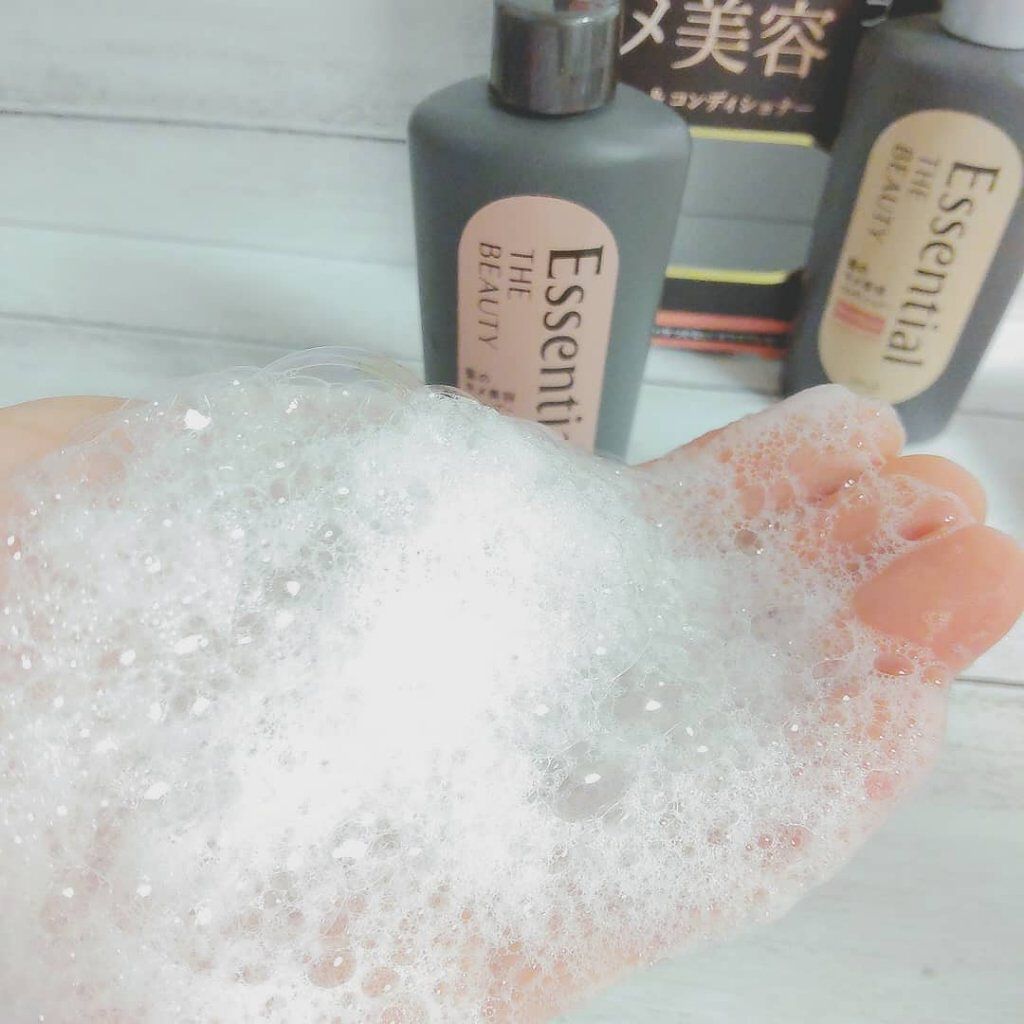 THE BEAUTY 髪のキメ美容シャンプー／コンディショナー＜モイストリペア＞	/エッセンシャル/市販シャンプーを使ったクチコミ（3枚目）