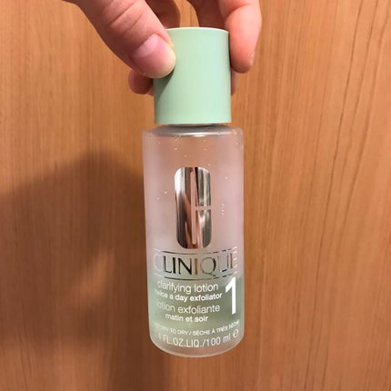 クラリファイング ローション 1/CLINIQUE/拭き取り化粧水を使ったクチコミ(1枚目)