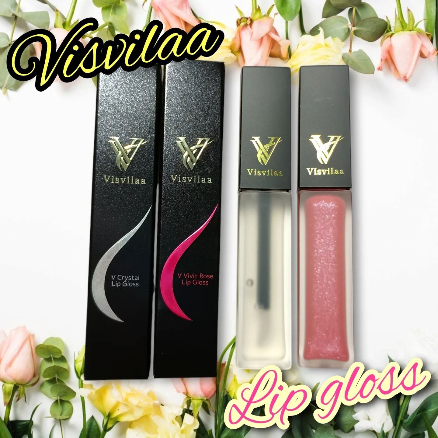 Vヴィヴィットロゼ リップグロス/Visvilaa/リップグロスを使ったクチコミ（1枚目）