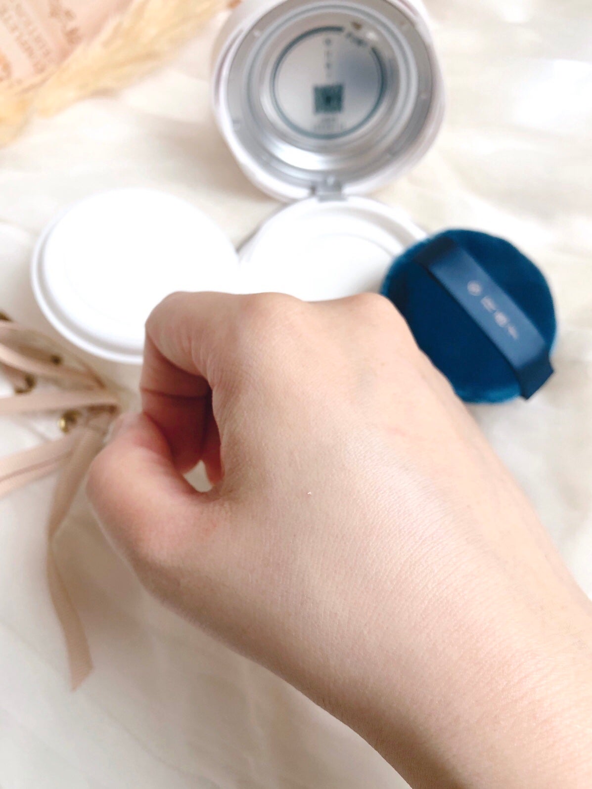 玉養桃花 ルースパウダー/花西子/ルースパウダーを使ったクチコミ(3枚目)