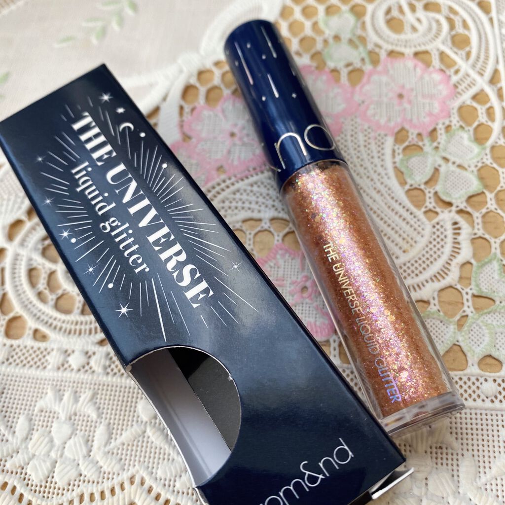 リキッド グリッター シャドウ/rom&nd/グリッターを使ったクチコミ（2枚目）