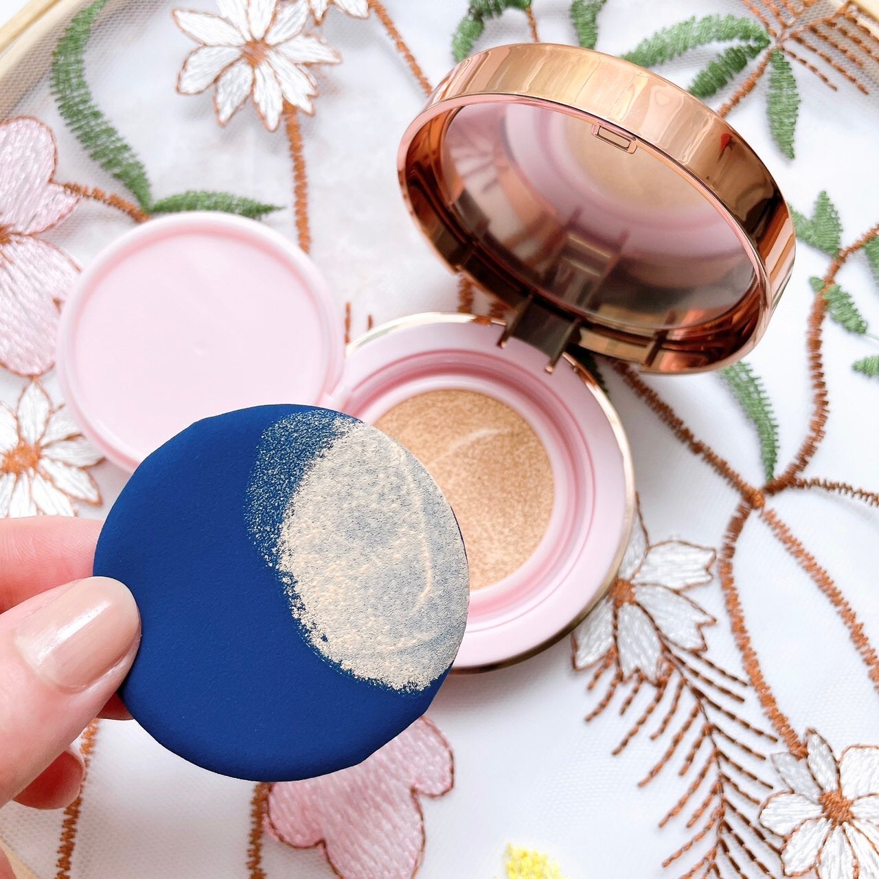 ピンクティーツリーカバーアップグロウクッション/APLIN/クッションファンデーションを使ったクチコミ(6枚目)