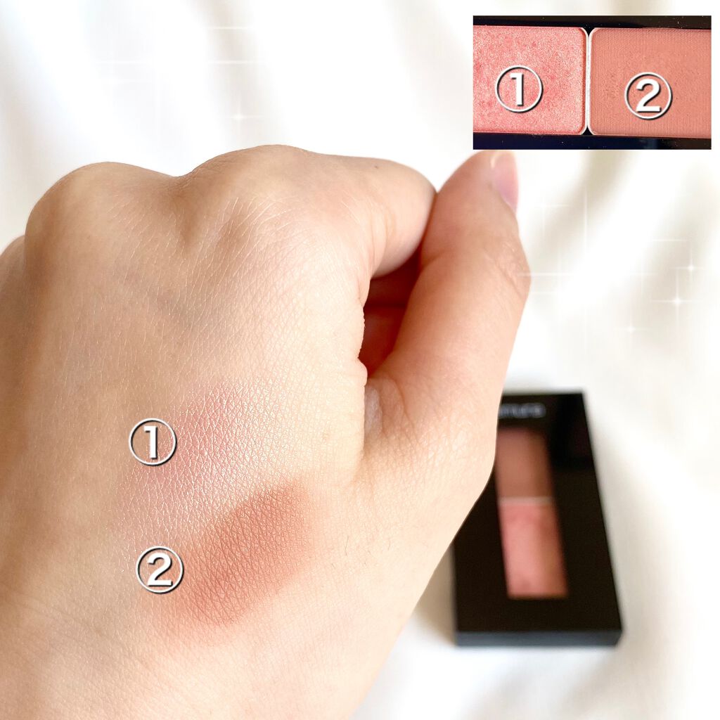 プレスド アイシャドー（レフィル） ME ピンクゴールド 143 B/shu uemura/単色アイシャドウを使ったクチコミ（2枚目）