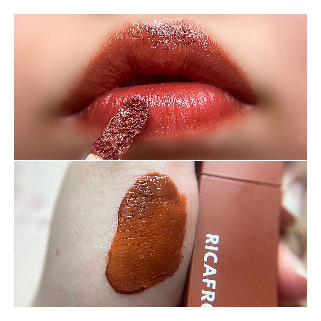 ジューシーリブティント/RICAFROSH/リップティントを使ったクチコミ（2枚目）