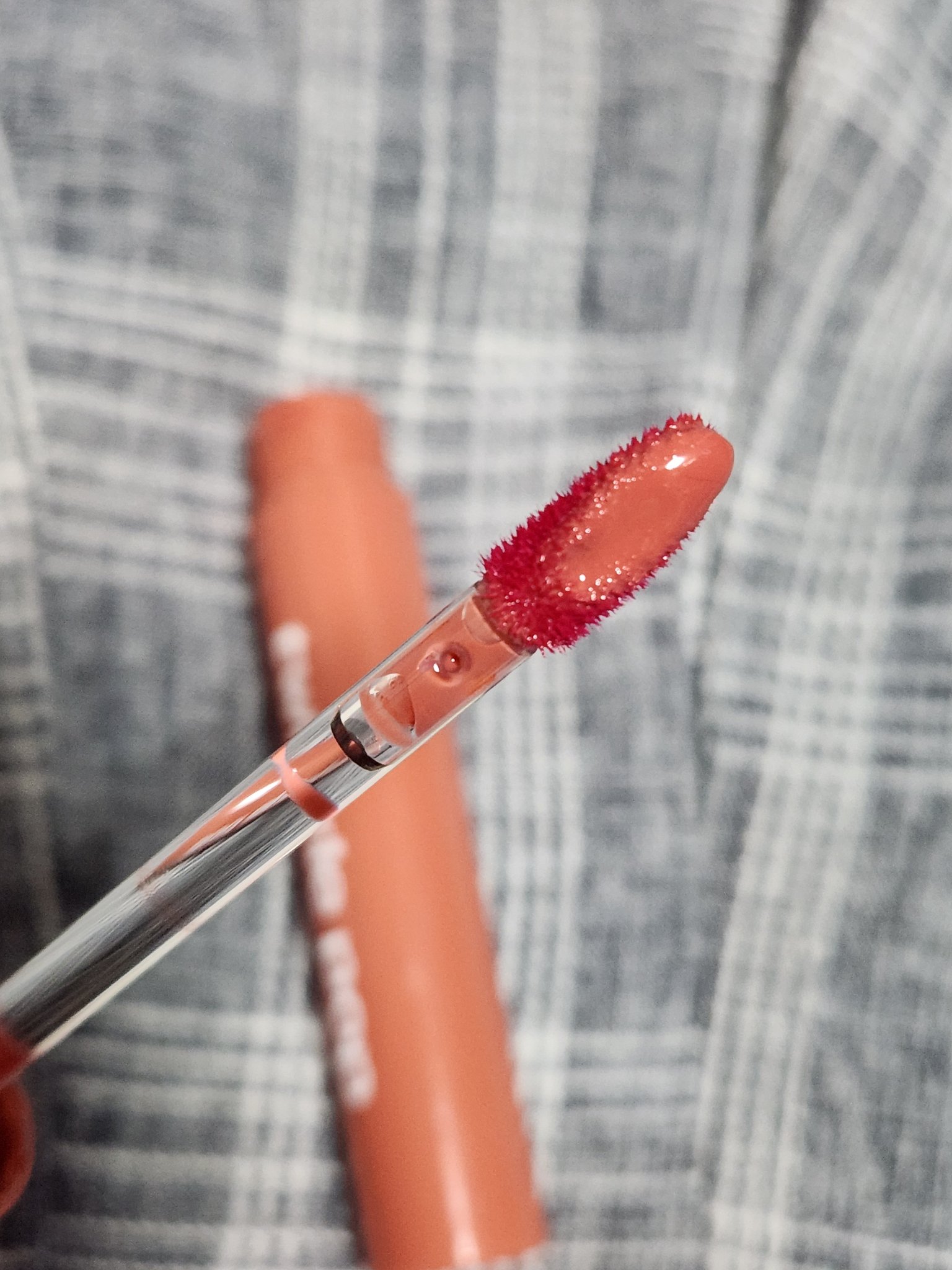 ピュアグラスティント 01 MIDDLE ROSE/TWINKLE POP/リップティントを使ったクチコミ（2枚目）