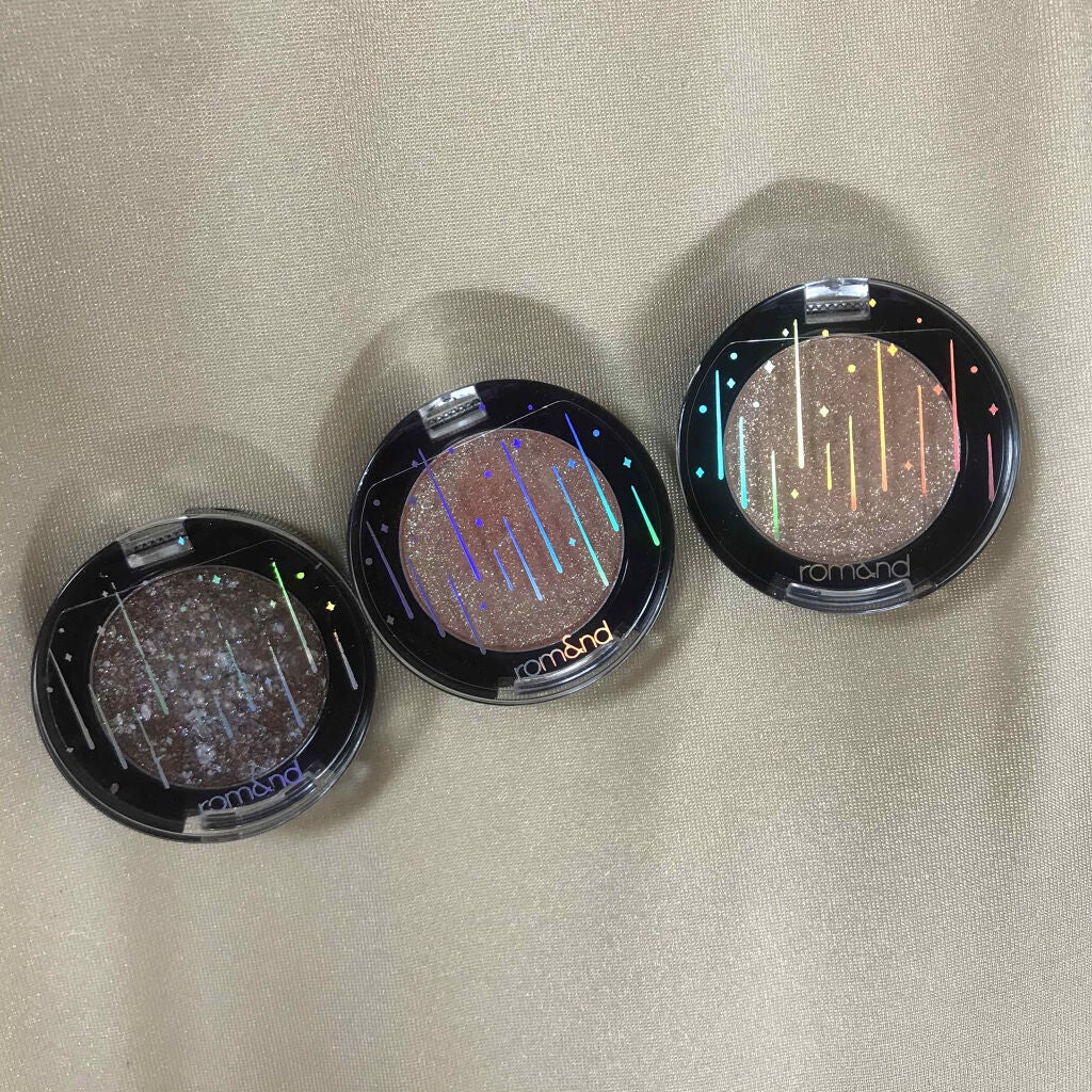 グリッター シャドウ カラー/rom&nd/グリッターを使ったクチコミ(1枚目)