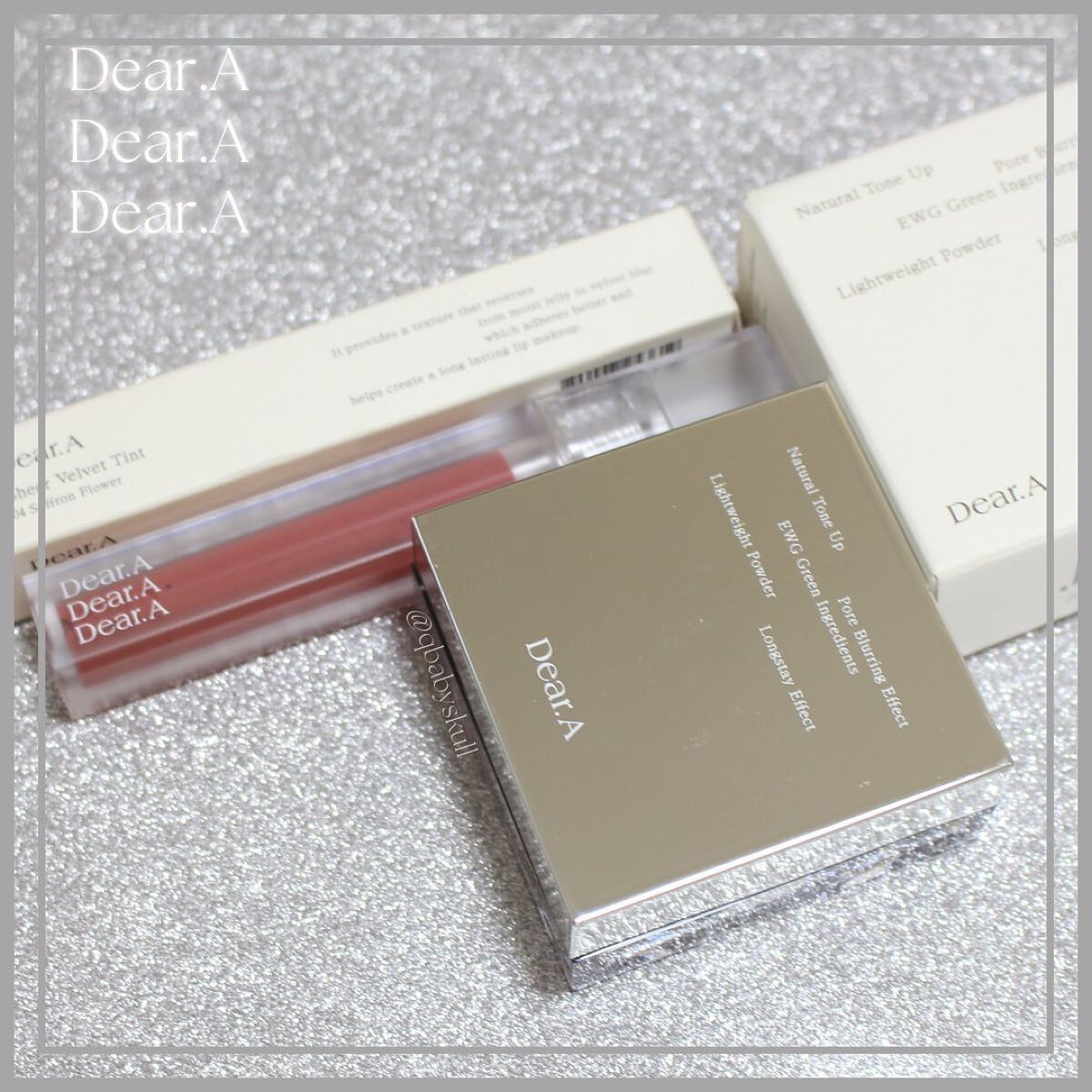 シアーベルベットティント 04 サフランフラワー/Dear.A/リップティントを使ったクチコミ（1枚目）