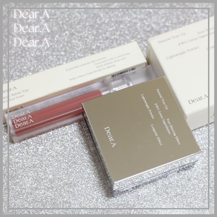 シアーベルベットティント 04 サフランフラワー/Dear.A/リップティントを使ったクチコミ(1枚目)