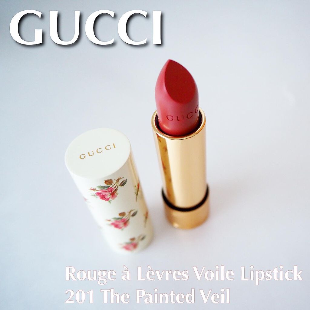 グッチ ルージュ ア レーヴル ヴォワル/GUCCI beauty/口紅を使ったクチコミ(1枚目)