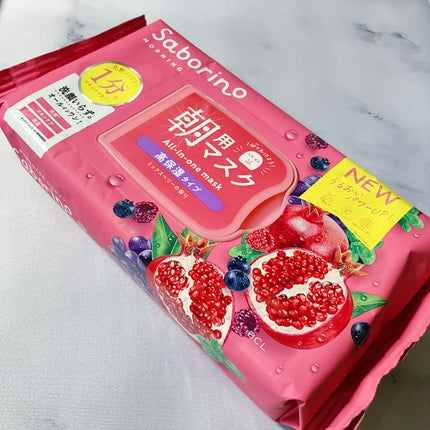 目ざまシート 完熟果実の高保湿タイプ N/サボリーノ/シートマスク・パックを使ったクチコミ(1枚目)