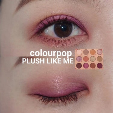 プラッシュ ライク ミー/ColourPop/パウダーアイシャドウを使ったクチコミ（1枚目）