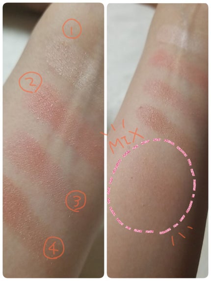 グロウフルールチークス/キャンメイク/パウダーチークを使ったクチコミ(3枚目)