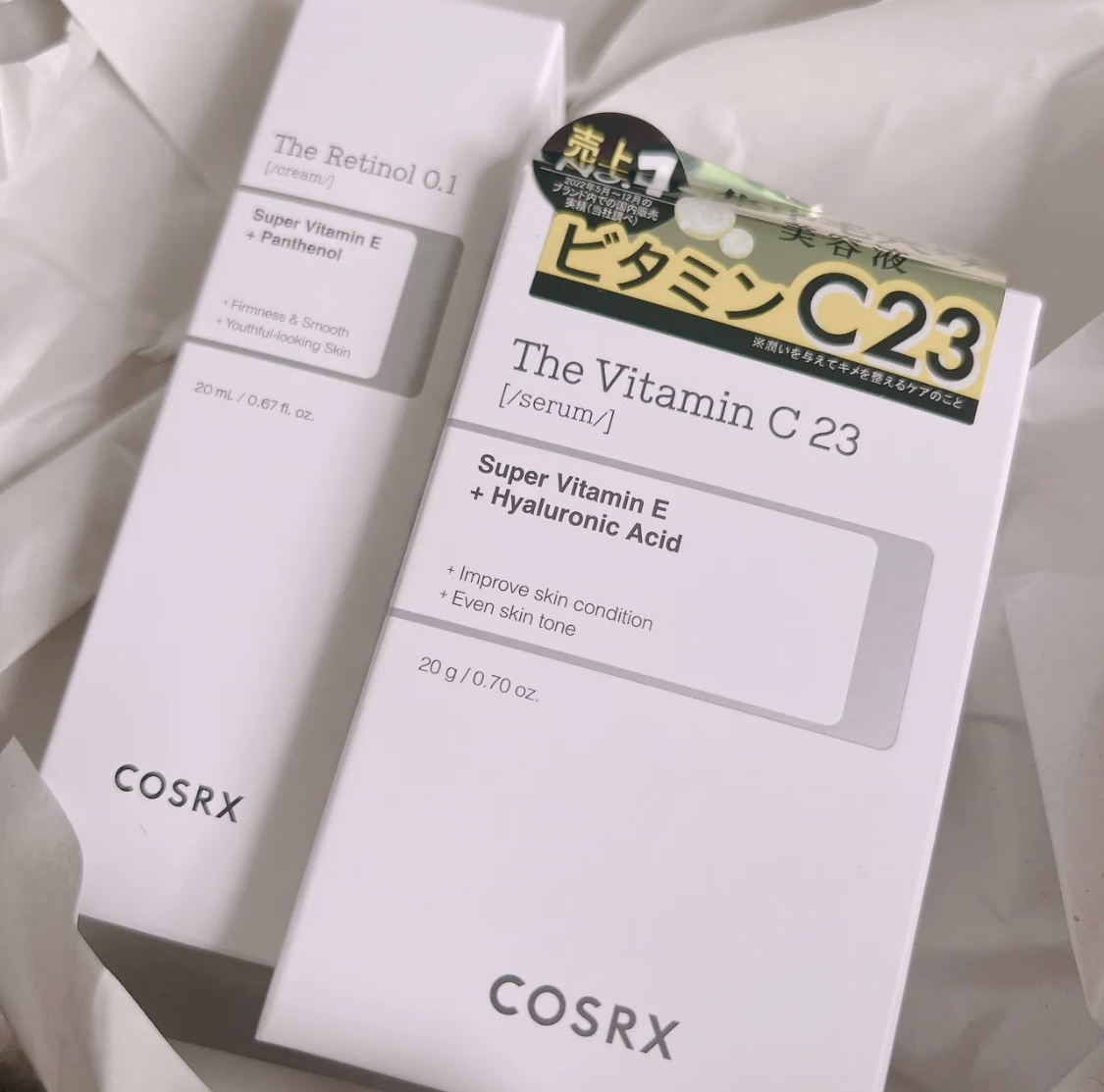 RXザ・レチノール0.1クリーム/COSRX/フェイスクリームを使ったクチコミ（1枚目）