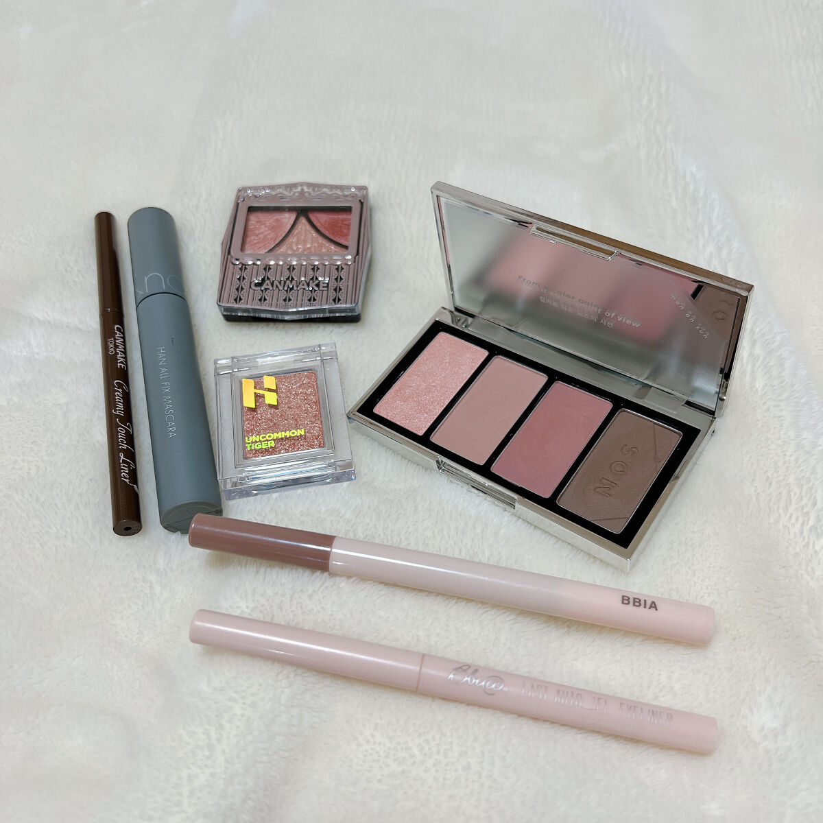 ジューシーピュアアイズ/キャンメイク/アイシャドウパレットを使ったクチコミ（2枚目）