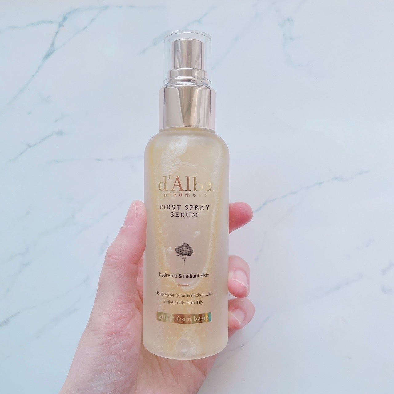 ダルバ ホワイトトリュフファーストスプレーセラム/ダルバ/ミスト状化粧水を使ったクチコミ(4枚目)