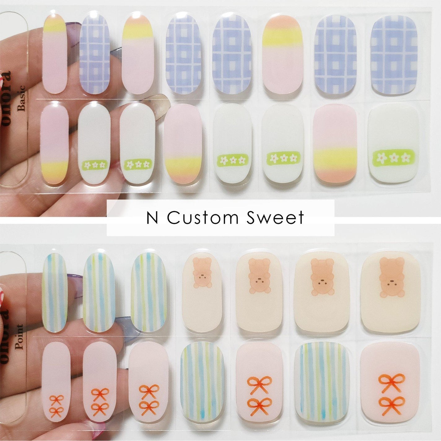 セミキュアジェルネイル(ハンド)/ohora/ネイルシールを使ったクチコミ(3枚目)