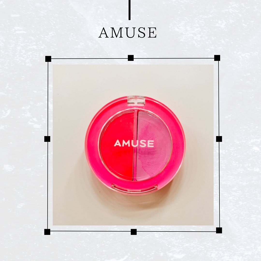 リップ＆チークヘルシーバーム/AMUSE/ジェル・クリームチークを使ったクチコミ（1枚目）