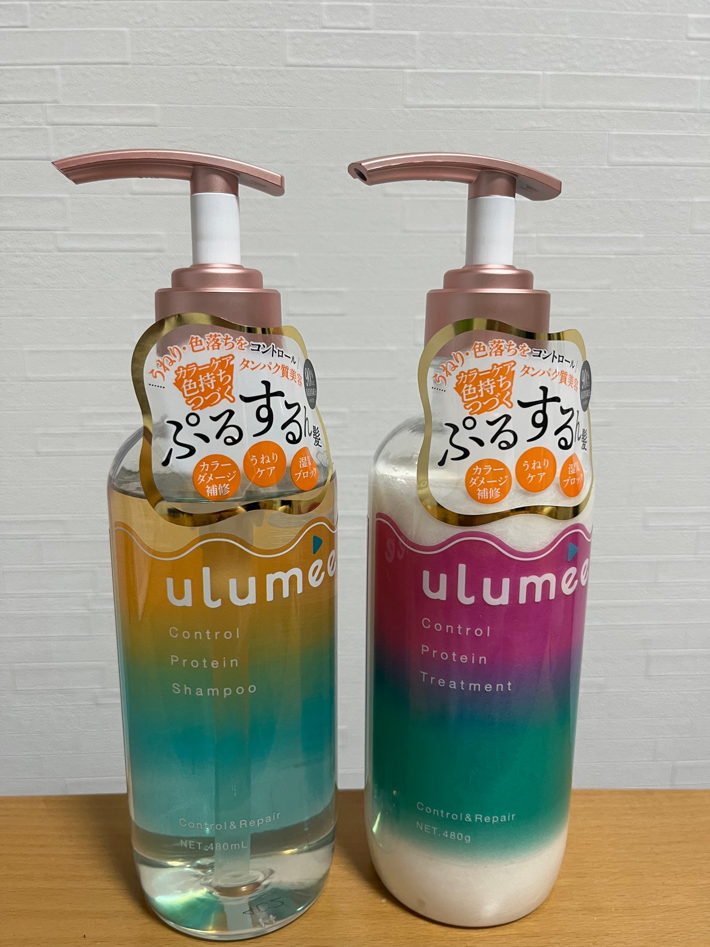 モイストプロテインシャンプー/トリートメント/ulumee/市販シャンプーを使ったクチコミ(1枚目)
