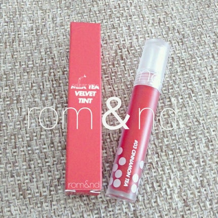 ゼロベルベットティント/rom&nd/リップティントを使ったクチコミ(1枚目)