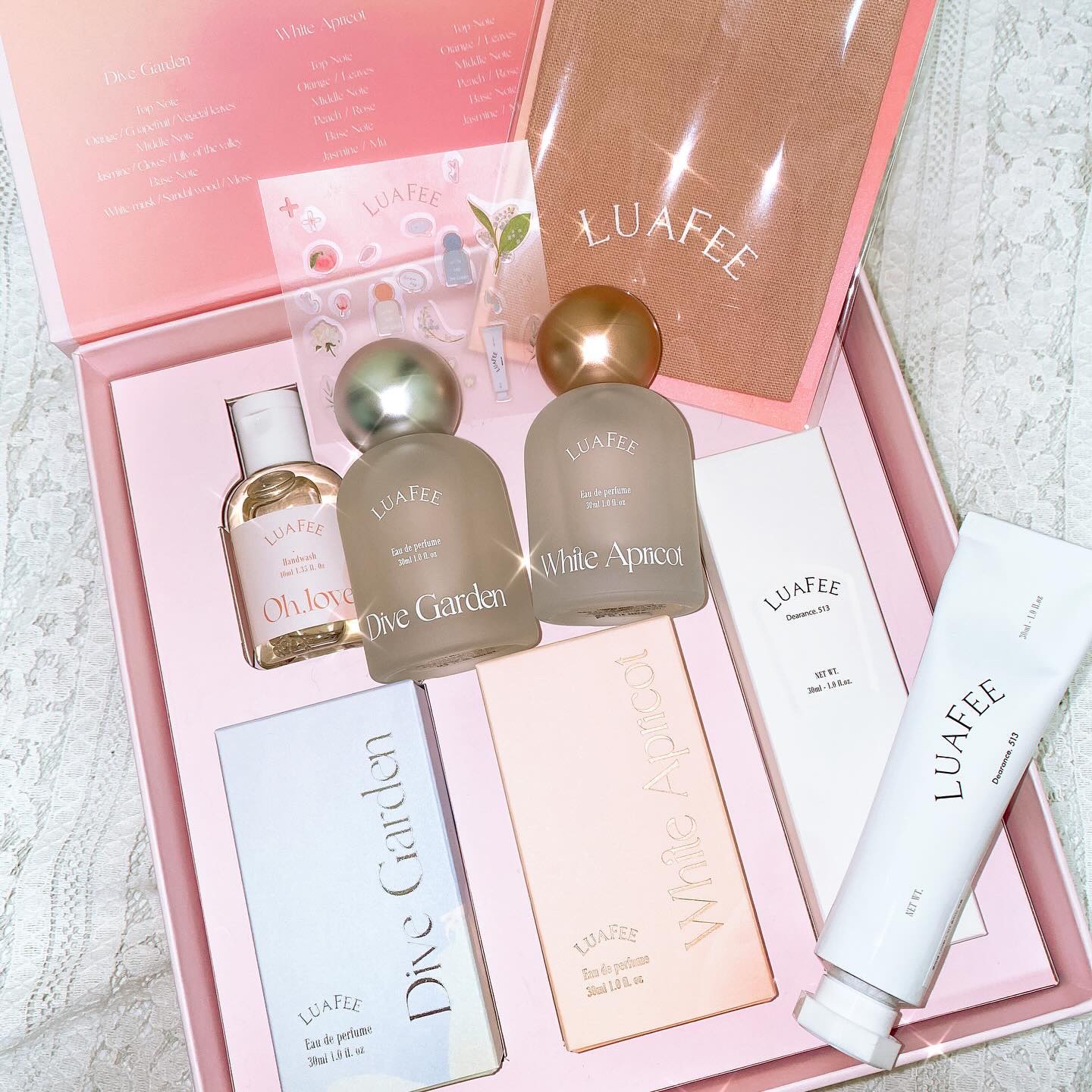 しーこ　マスティウッド ホワイトアプリコット ダイブガーデン LUAFEE White Apiicot Dive Garden LUAFEEの香水 ダイブガーデン他、2