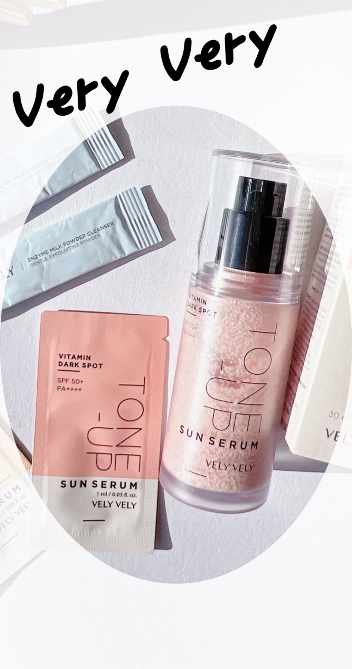 ビタミントーンアップサンセラム/VELY VELY/日焼け止めローションを使ったクチコミ(1枚目)