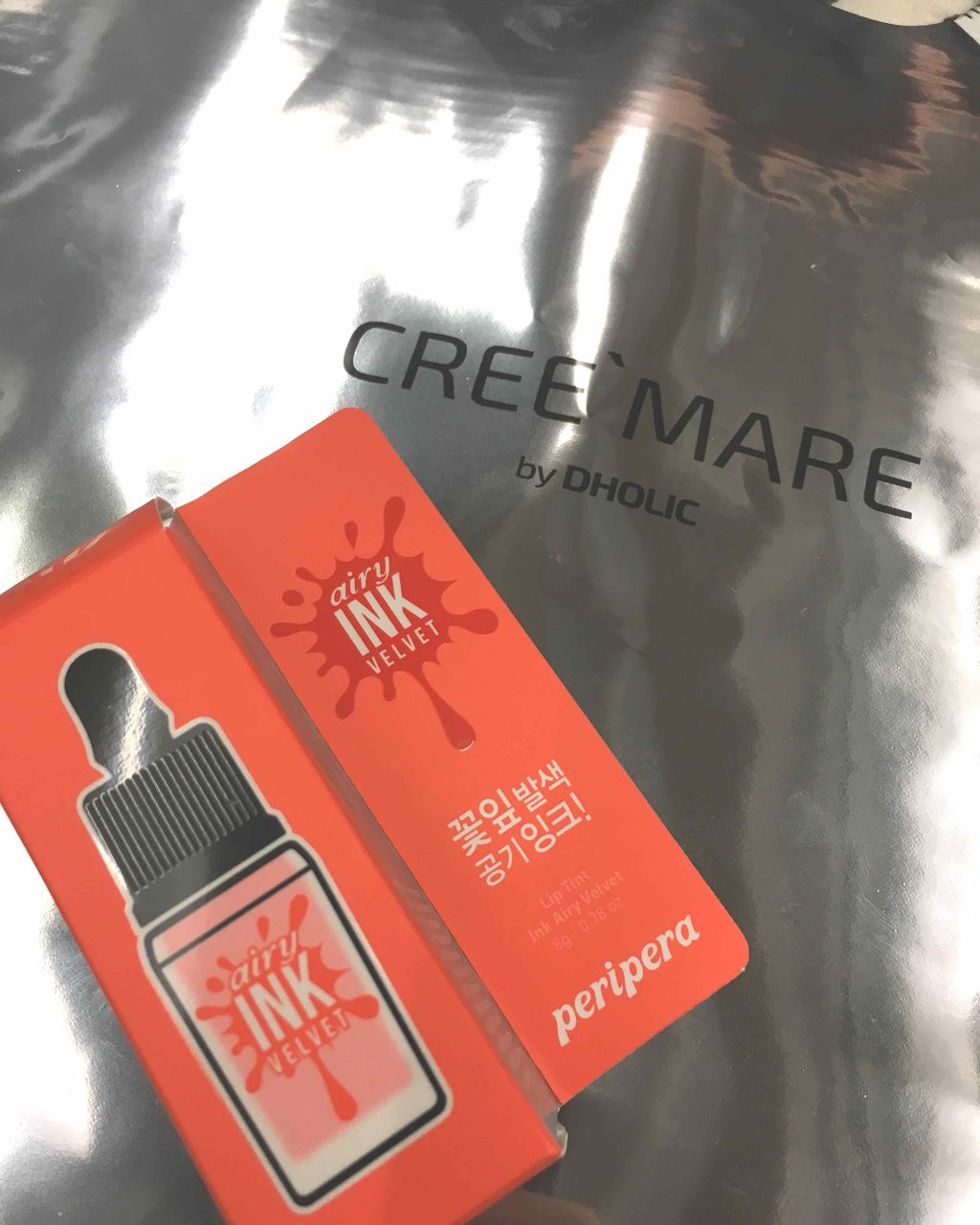 インク ベルベット/PERIPERA/口紅を使ったクチコミ（1枚目）
