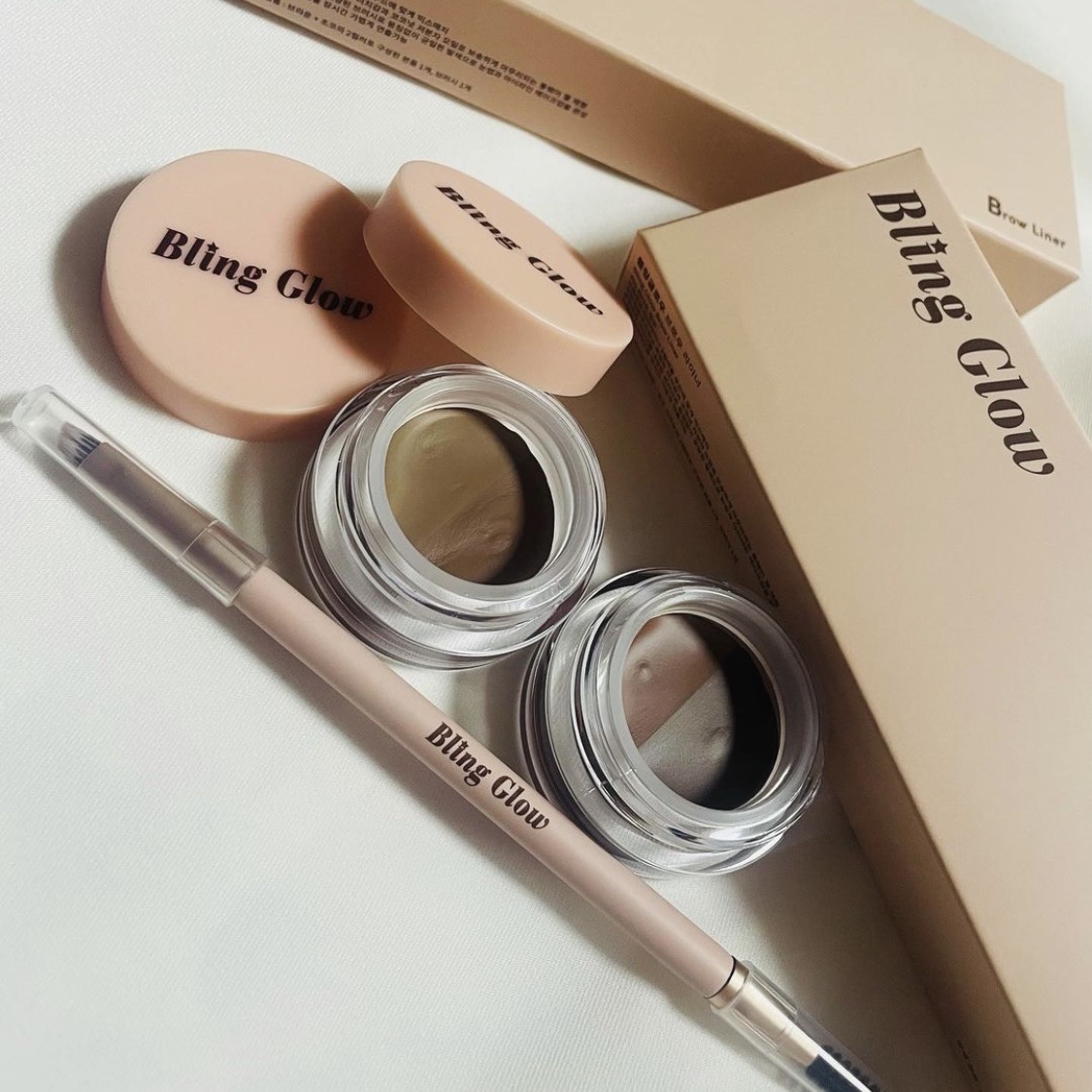 ブロウライナー 01 ライトデュオ/BLING GLOW/その他アイブロウを使ったクチコミ（2枚目）