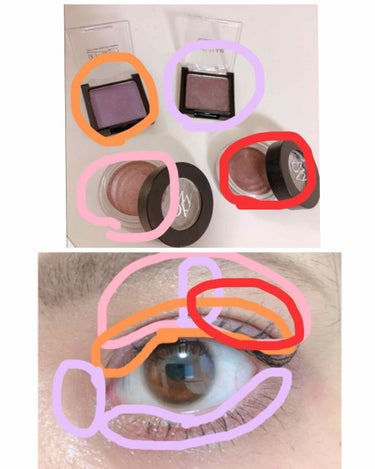 UR GLAM　POWDER EYESHADOW/U R GLAM/単色アイシャドウを使ったクチコミ（2枚目）