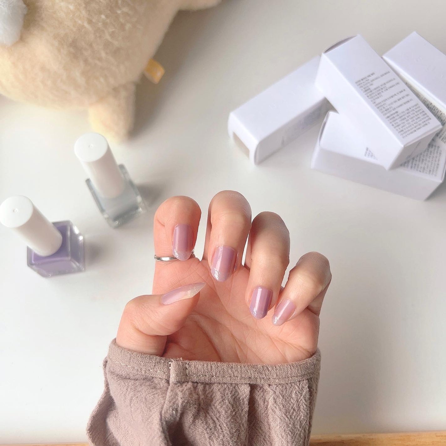 ブラッシングネイルカラー/EUYIRA/マニキュアを使ったクチコミ(4枚目)