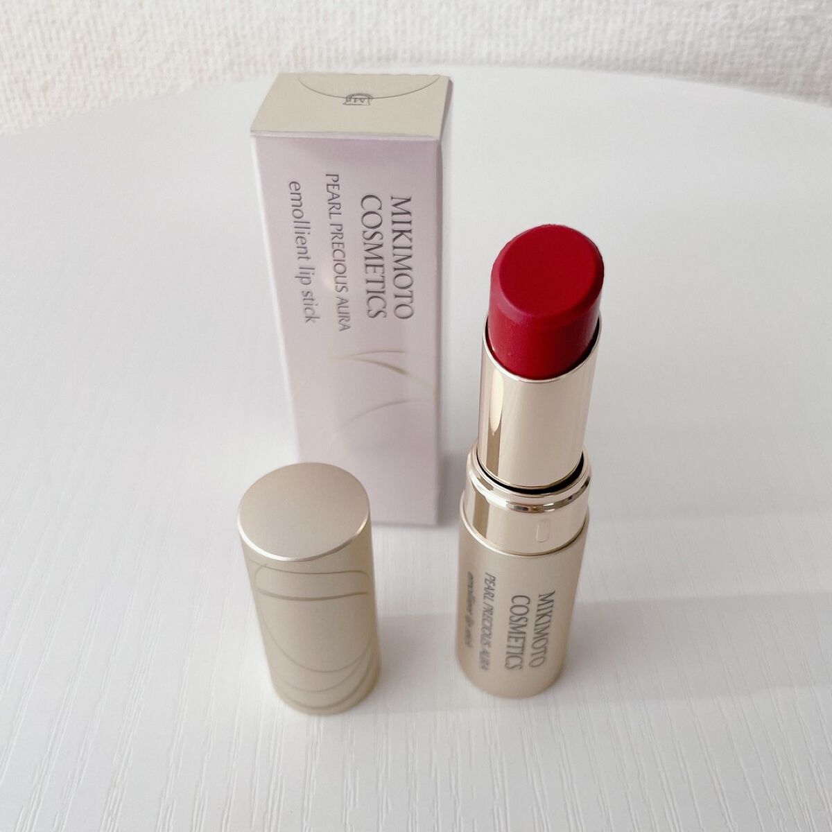 パールプレシャスオーラ エモリエント リップスティック/ミキモト コスメティックス/口紅を使ったクチコミ(2枚目)