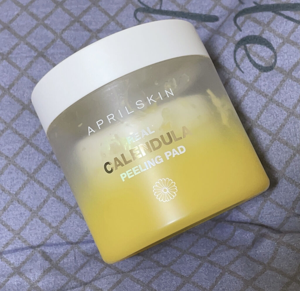 リアルカレンデュラピーリングパッド/APRILSKIN/トナーパッドを使ったクチコミ（1枚目）