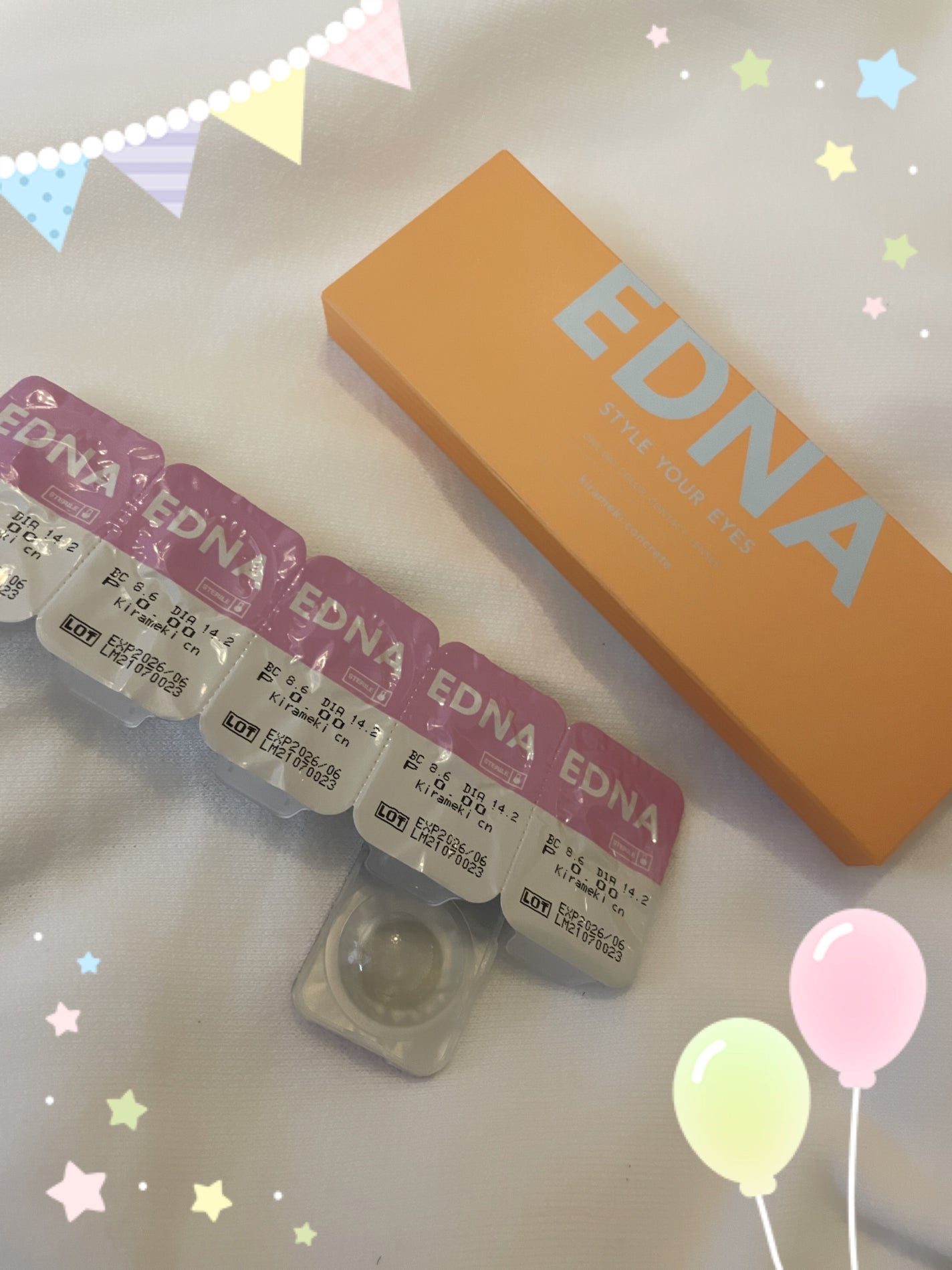 EDNA 1day/EDNA/ワンデー(1DAY)カラコンを使ったクチコミ(1枚目)