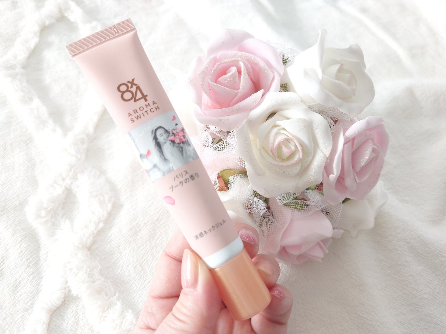 8x4 アロマスイッチ 涼感ネックジェル パリスブーケの香り/8x4/デオドラント・制汗剤を使ったクチコミ(2枚目)