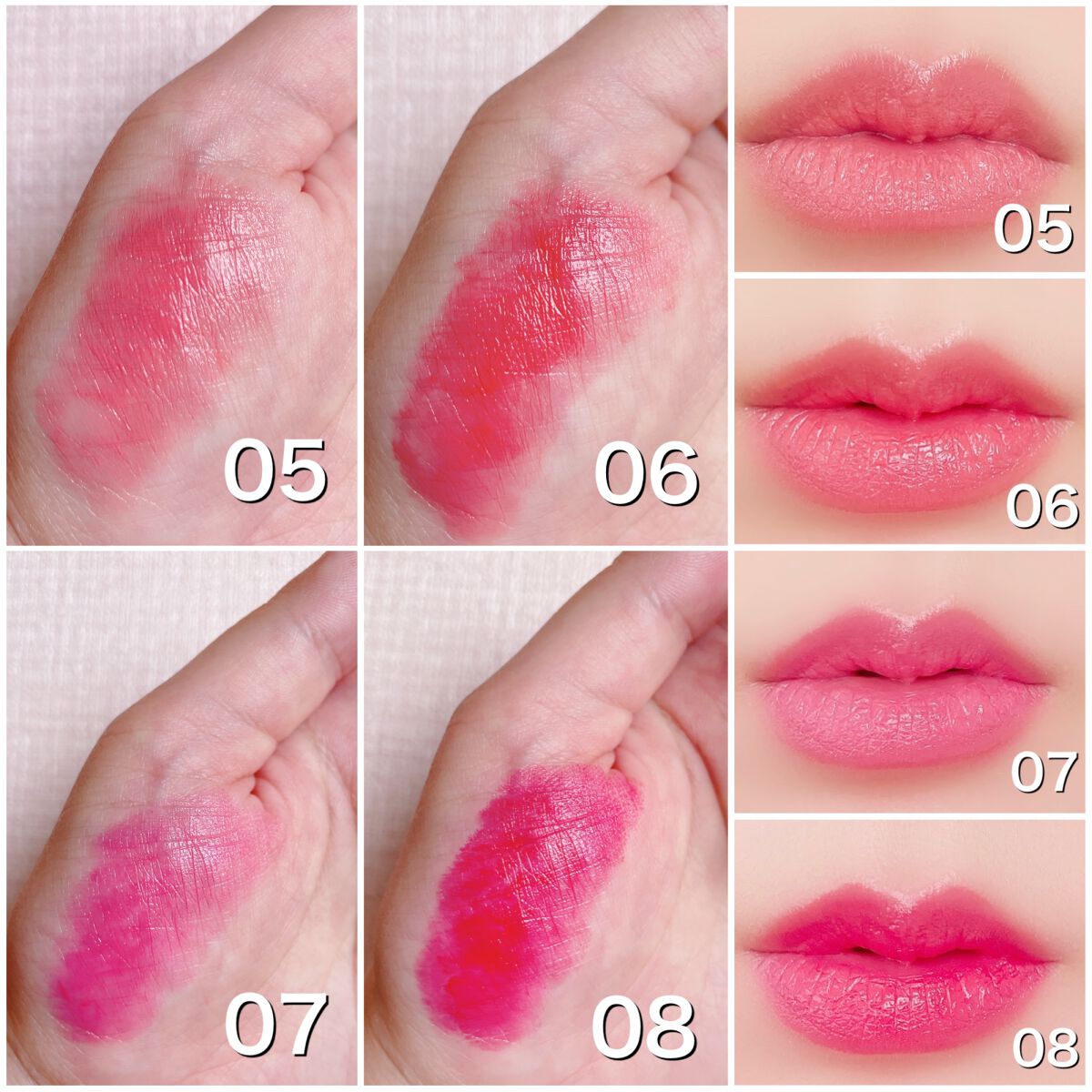 ムードグロウリップスティック/dasique/口紅を使ったクチコミ（2枚目）