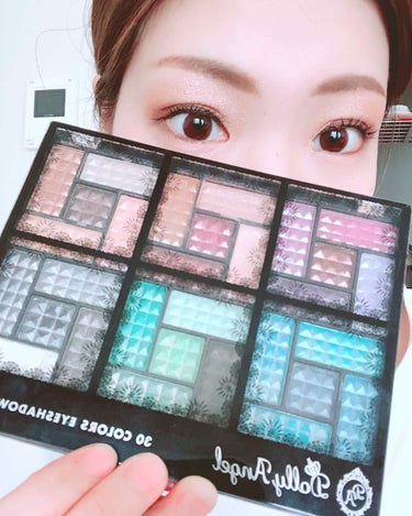 30COLORSEYESHADOWPALETTE/Dolly Angel/パウダーアイシャドウを使ったクチコミ（1枚目）