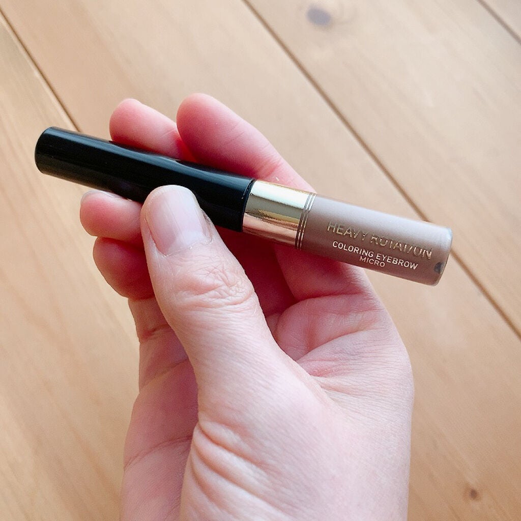 カラーリングアイブロウ マイクロ/ヘビーローテーション/眉マスカラを使ったクチコミ(2枚目)