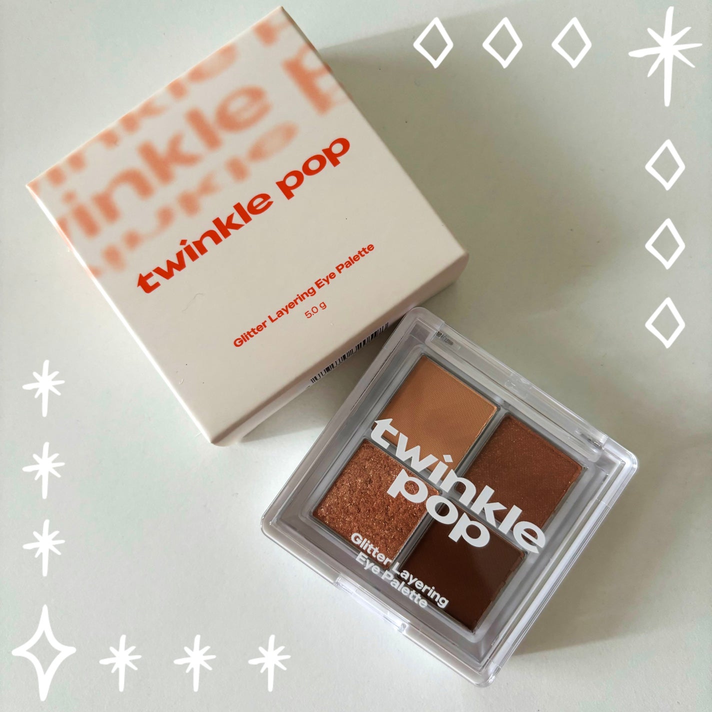 グリッターレイヤリングアイシャドウパレット/TWINKLE POP/アイシャドウパレットを使ったクチコミ(1枚目)