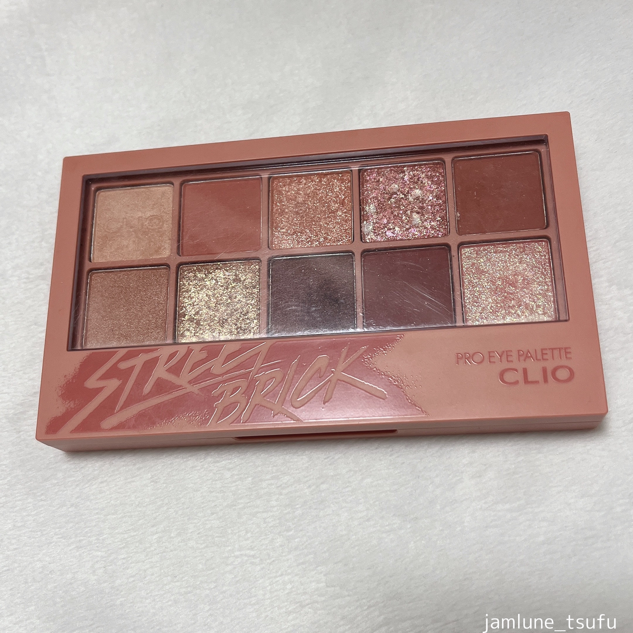 プロ アイ パレット 04 STREET BRICK/CLIO/アイシャドウパレットを使ったクチコミ（2枚目）