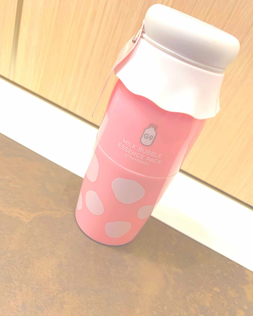 MILK BUBBLE ESSENCE PACK #STRAWBERRY/G9SKIN/美容液を使ったクチコミ(1枚目)