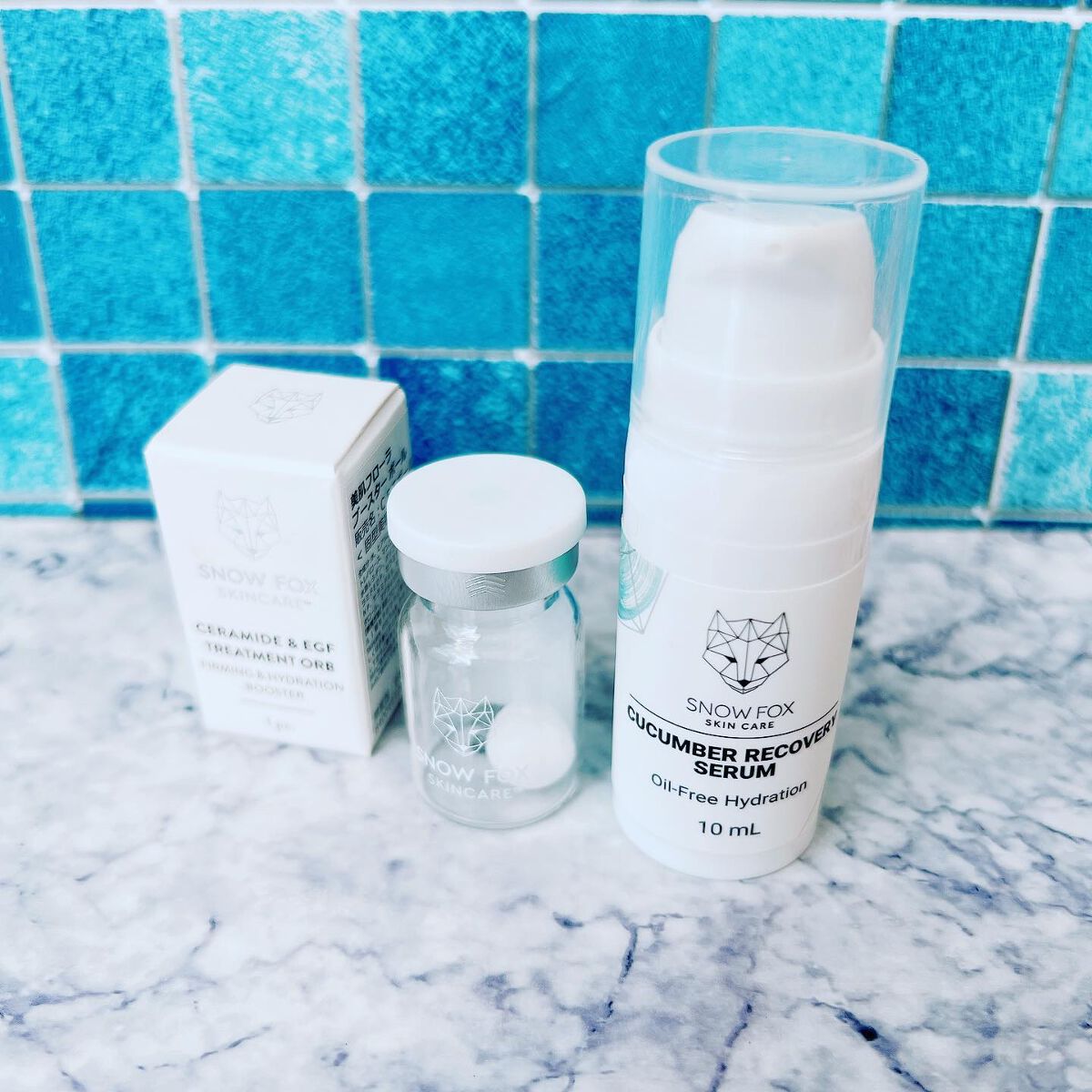 リカバリー セラム (キューカンバー)/SNOW FOX SKINCARE/美容液を使ったクチコミ(1枚目)