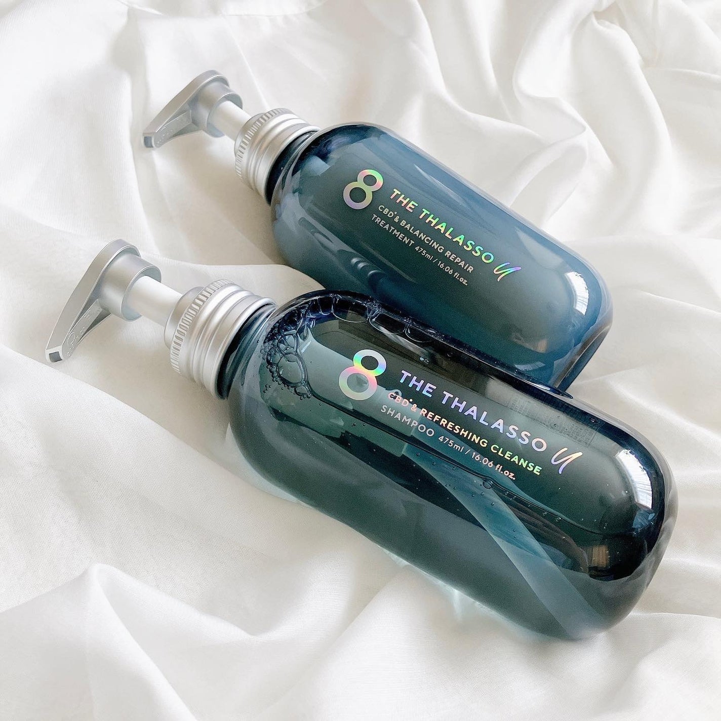 エイトザタラソ ユー CBD&リフレッシング クレンズ 美容液シャンプー/CBD&バランシング ダメージリペア 美容液ヘアトリートメント/エイトザタラソ/市販シャンプーを使ったクチコミ(1枚目)