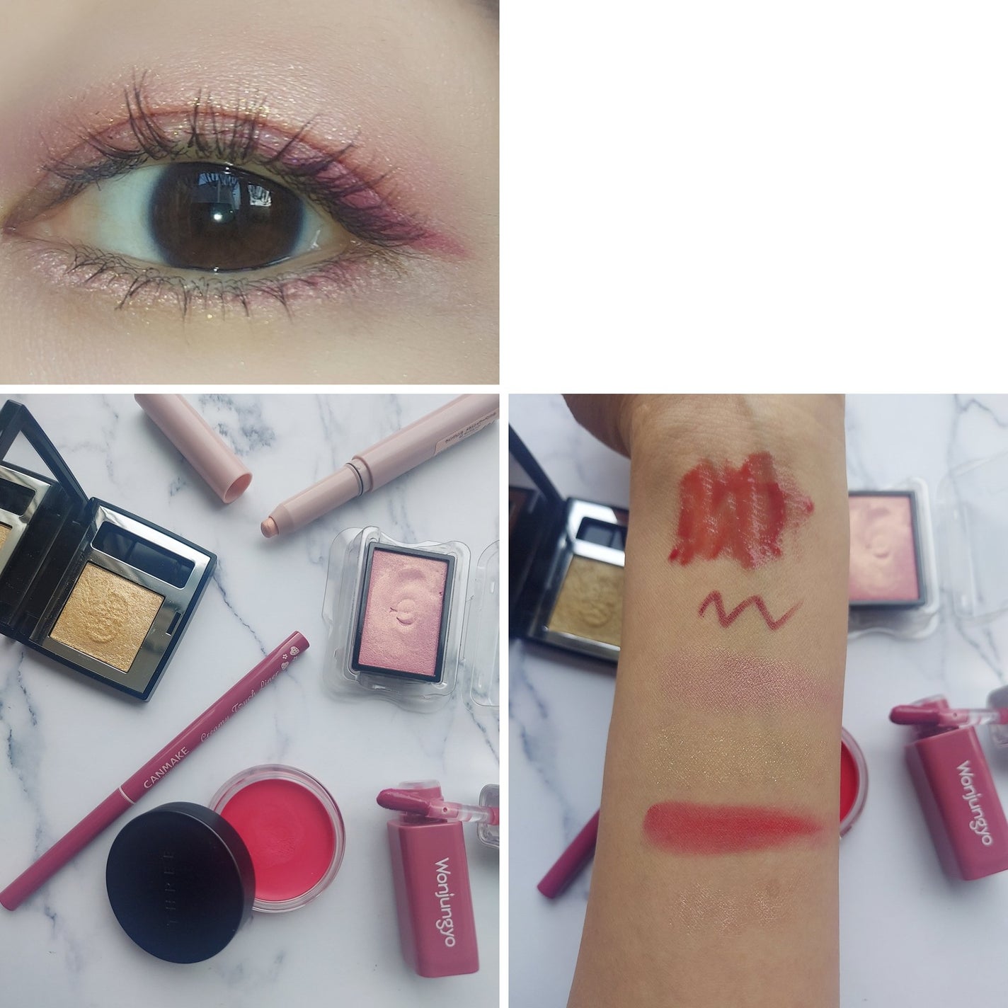 クリーミータッチライナー/キャンメイク/ジェルアイライナーを使ったクチコミ(4枚目)